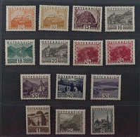 1929, ÖSTERREICH 498-511 ** Landschaften Groß, 14 Werte Kpl. Postfrisch - Neufs