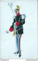 Ca283 Cartolina Militare Nizza Cavalleria Uniforme Illustratore Artist - Autres & Non Classés
