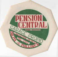 Pension Central - Palma De Mallorca - & Hotel, Label - Hotelaufkleber