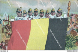 Ca234 Cartolina Militare Satirica Bambini Children Belgio Illustratore - Autres & Non Classés