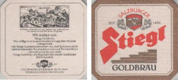 5002022 Bierdeckel Quadratisch - Stiegl - Goldbräu - Sous-bocks