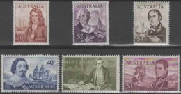 AUSTRALIË :1966: Y.335-40: Série Courante. Postfris / Neufs / MNH. @§@ Abel Tasman - William Dampier - James Cook – .... - Mint Stamps