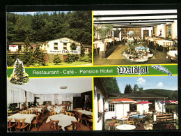 AK Gummersbach, Restaurant-Café-Pension Waldhof Mit Speisezimmern Und Terrasse  - Gummersbach