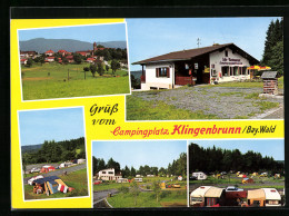 AK Klingenbrunn /Bay. Wald, Der Campingplatz Am Nationalpark Mit Einem Gleichnamigen Café-Restaurant  - Other & Unclassified