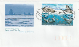 Australisch Antarctica 2001, FDC Unused, Leopard Seals - FDC