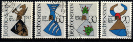 1966 - Liechtenstein 413/16 Stemmi   +++++++ - Gebraucht