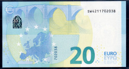 EURO 20  ITALIA  SW S029  "21"  LAGARDE  UNC - 20 Euro
