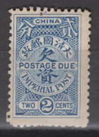 IMPERIAL CHINA 1904 - Postage Due MH* - Neufs