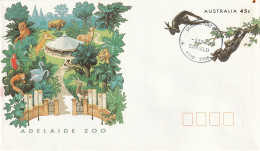 Australië 2004, Prepayed Enveloppe, Adelaide Zoo - Ganzsachen