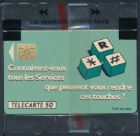 Télécartes France - Publiques N° Phonecote F177 - CONVERSATION A TROIS (50U - SO2 NSB) - 1991