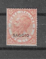 Italien - Selt./ungebr. Bessere FM Als Probedruck (SAGGIO) Aus 1863 - RAR! - Mint/hinged