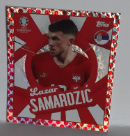 Figurine Stickers TOPPS (no Panini) - EURO 2024 - LAZAR SAMARDZIC - SERBIA - SRB PTW - PARALLEL CARD- CHROME-RED DOTS - Other & Unclassified