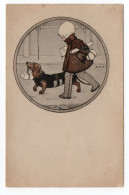 B.M.B. (BERHARDINA MIDDERIGH BOKHORST) - CHILD & DOG / TECKEL / DACHSHUND - CONDITION READ DESCRIPTION & SEE SCANS ! - Other & Unclassified
