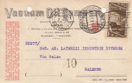 Italy. A219. Napoli. 1923. Cartolina Postale PUBBLICITARIA, Con X ANNUALE C. 30 Isolato.  NUMERO DI QUARTIERE. - Marcophilie