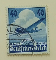 Deutsches Reich-1936 The 10th Anniversary Of Lufthansa - Used Stamps