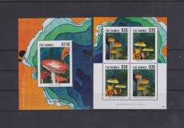 Gambia - 2013 - Mushrooms - Yv 5348/49 + Bf 808 - Pilze