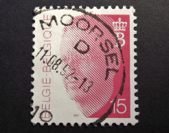 Belgie Belgique - 1992 - OPB/COB N° 2450 ( 1 Value ) Koning Boudewijn Type Olyff  - Obl. Moorsel - Gebraucht