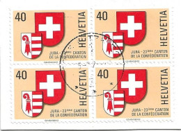 Switzerland: 1978 Jura - 23ème Canton De La Confédération - Gebruikt
