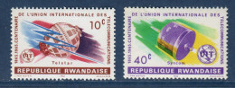 Rwanda, **, Yv 108, Mi 114A, SG 108, Telstar, Satellite Syncom, UIT, - Unused Stamps