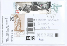 R Envelope 1019 Czech Republic Zikmund Czech Traveller 2019 Circulated On 18-11-2022 - Autos