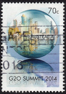 AUSTRALIA 2014 QEII 70c Multicoloured, G20 Summit Used - Used Stamps