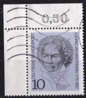 (BRD 1970) Mi. Nr. 616 O/used Eckrand (BRD1-11) - Used Stamps