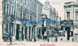 BUCURESTI 1901, Calea VICTORIEI, Hotel SPLENDID, Clasica, Cliseu Rar Cu TCV - Roumanie