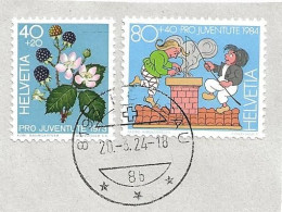Switzerland: 1984 Max & Moritz - Used Stamps