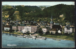 AK Schandau, Ortsansicht  - Bad Schandau