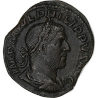 Philippe I L'Arabe, Sesterce, 244-249, Rome, Bronze, TTB - L'Anarchie Militaire (235 à 284)