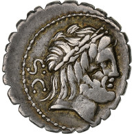 Antonia, Denier Serratus, 83-82 BC, Rome, Argent, TTB+, Crawford:364/1d - République (-280 à -27)
