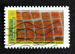 FRANCE YT ADHESIF 1949 OBLITERE - CARNET MOSAÏQUE DE PAYSAGES / PARC A HUITRES CHARENTE MARITIME - Used Stamps