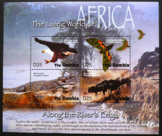 Gambia - 2005 - The Living World Of Africa - Yv 4399/02 - Aquile & Rapaci Diurni