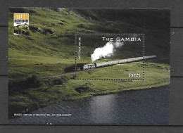 Gambia - 2004 - 200th Anniversary Of Steam Locomotives - Yv Bf 625 - Trenes