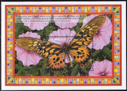 Gambia - 2002 - Insects: Butterflies - Yv Bf 586 - Vlinders