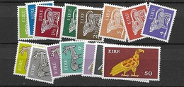 1971 MNH Ireland Postfris Set Of 15, With Watermark - Ungebraucht