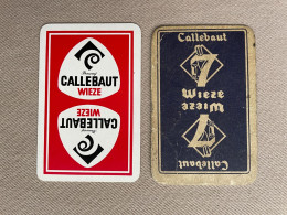(2 X) - Speelkaart / Carte à Jouer - Brouwerij CALLEBAUT WIEZE (Wieze) BELGIUM - Autres & Non Classés