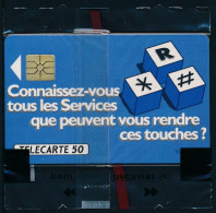 Télécartes France - Publiques N° Phonecote F185 - SIGNAL D'APPEL (50U - GEM NSB) - 1991