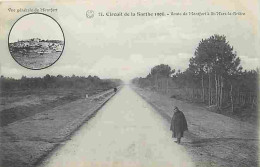 72 - Saint Mars La Brière - Circuit De La Sarthe 1906 - Route De Montfort à Saint Mars La Brière - Animée - CPA - Voir S - Other & Unclassified