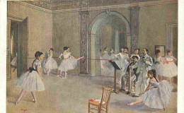 Art - Peinture - E Degas - Le Foyer De La Danse à L'Opéra De La Rue Le Peletier - CPA - Voir Scans Recto-Verso - Paintings