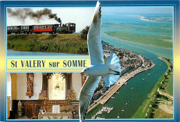 80 - Saint Valery Sur Somme - Multivues - Petit Train - Carte Neuve - CPM - Voir Scans Recto-Verso - Saint Valery Sur Somme