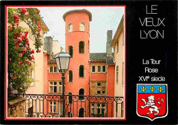 69 - Lyon - Le Vieux Lyon - La Tour Rose - Blasons - Carte Neuve - CPM - Voir Scans Recto-Verso - Autres & Non Classés