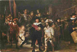 Art - Peinture - Rembrandt Harmensz Van Rijn - La Ronde De Nuit - The Night Watch - La Ronda Di Notte - CPM - Voir Scans - Peintures & Tableaux
