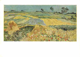 Art - Peinture - Vincent Van Gogh - Fields Near Auvers Sur Oise - CPM - Voir Scans Recto-Verso - Paintings
