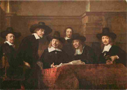 Art - Peinture - Rembrandt Van Rijn - Les Syndics Des Drapiers - CPM - Voir Scans Recto-Verso - Paintings