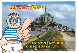 50 - Le Mont Saint Michel - Vue Générale - Automobiles - Flamme Postale - CPM - Voir Scans Recto-Verso - Le Mont Saint Michel
