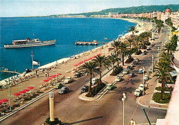 06 - Nice - La Promenade Des Anglais (vue Prise De L'Hôtel Ruhl) - Automobiles - Bateaux - CPM - Carte Neuve - Voir Scan - Andere & Zonder Classificatie