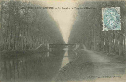 93 - Neuilly Sur Marne - Le Canal Et Le Pont De Ville Evrard - CPA - Voir Scans Recto-Verso - Neuilly Sur Marne