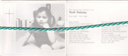 Ruth Rabaey-Van Oost, 1982, 1986. Foto - Obituary Notices