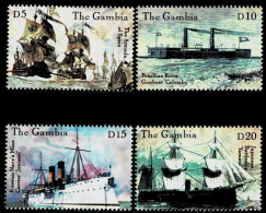 Gambia - 2000 - Transport: Ships - Yv 3370/77 - Schiffe